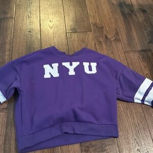 NYU sweatshirt